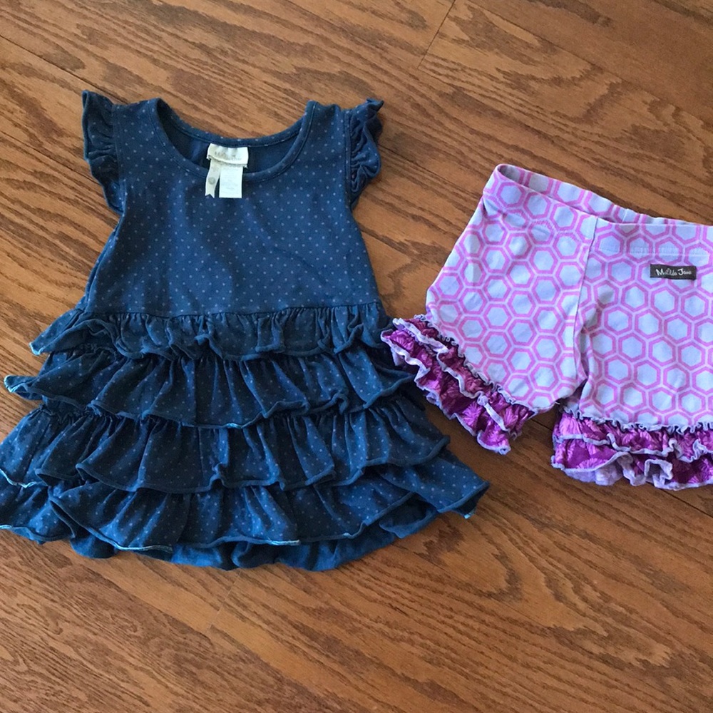 Matilda Jane Shorties and Matching Top